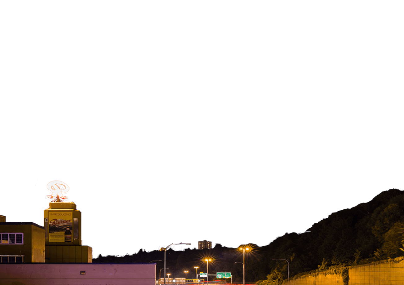 cascade building from freeway
