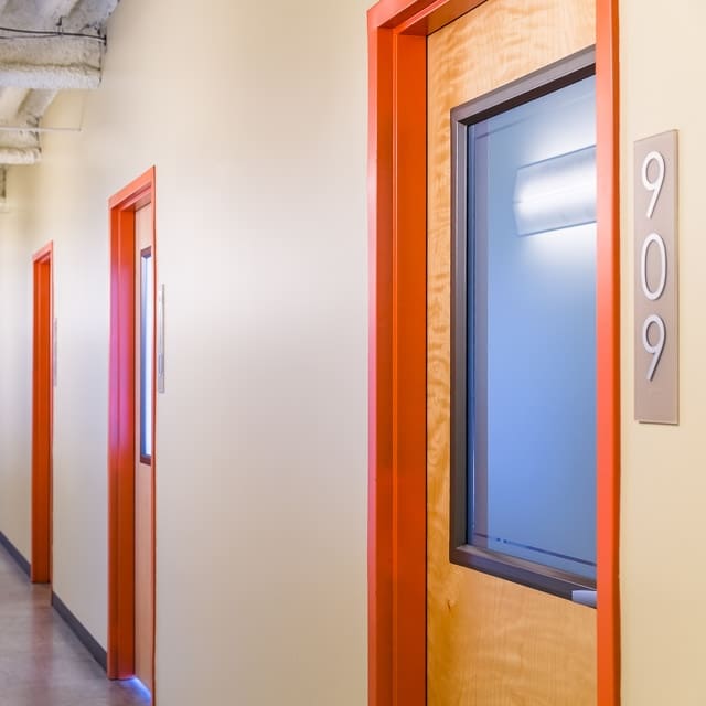 cascade building door