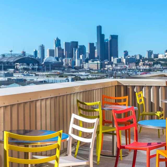 cascade building terrace