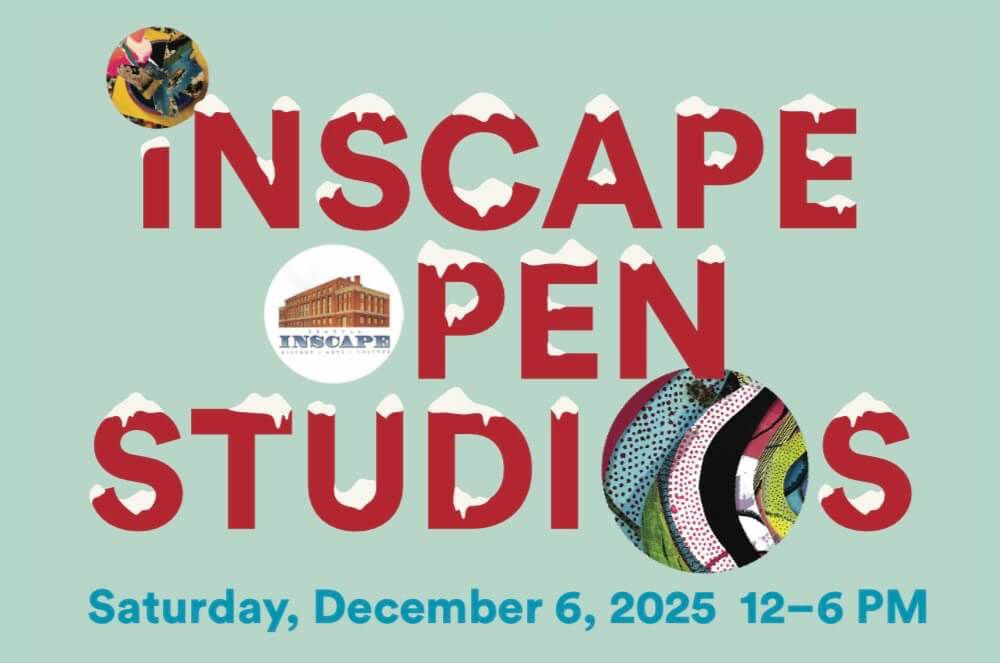 Poster for INSCAPE open studio event